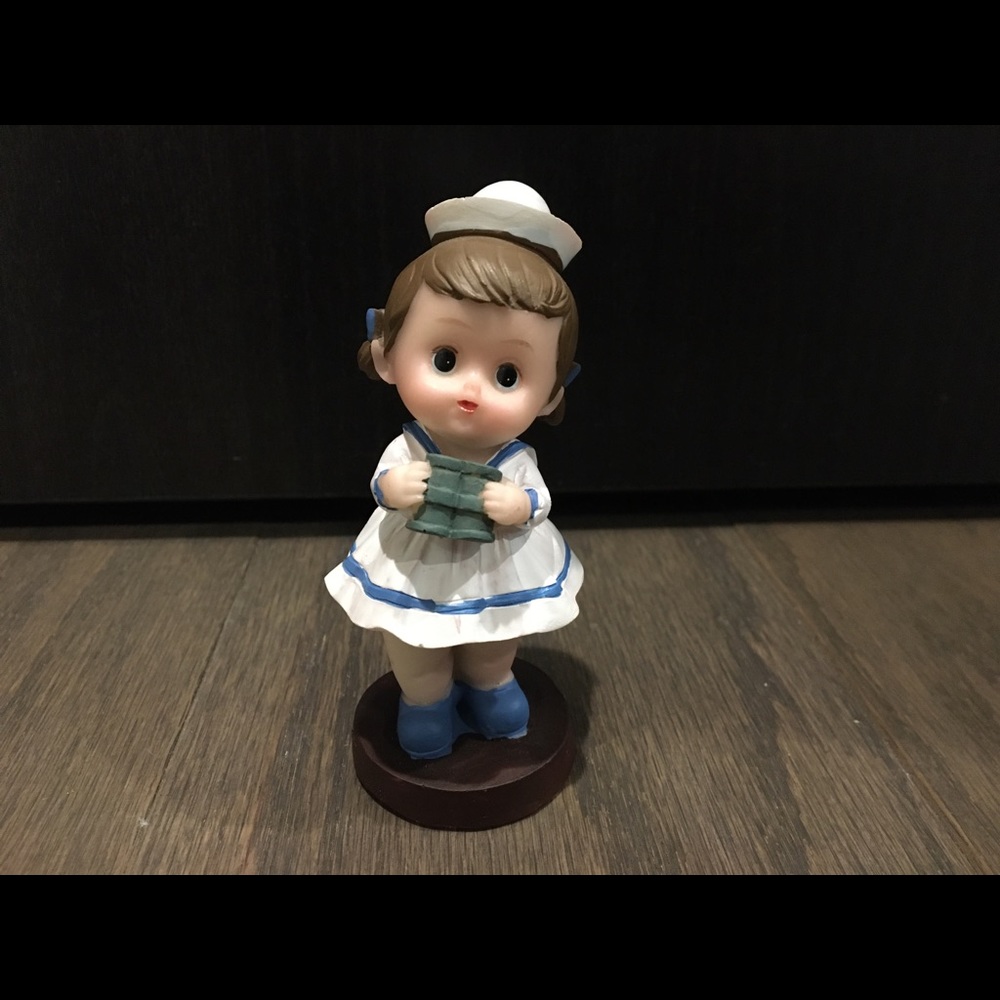 Baby Girl Sailor Figurine Keepsake